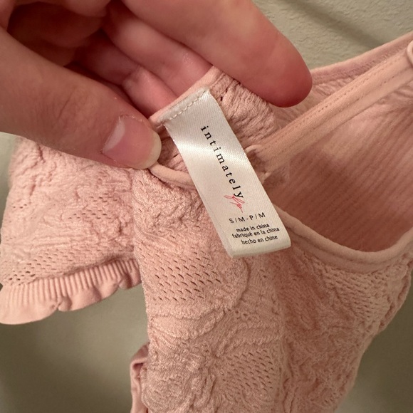 Free people Women's Pink Lace Bralette - Picture 3 of 3